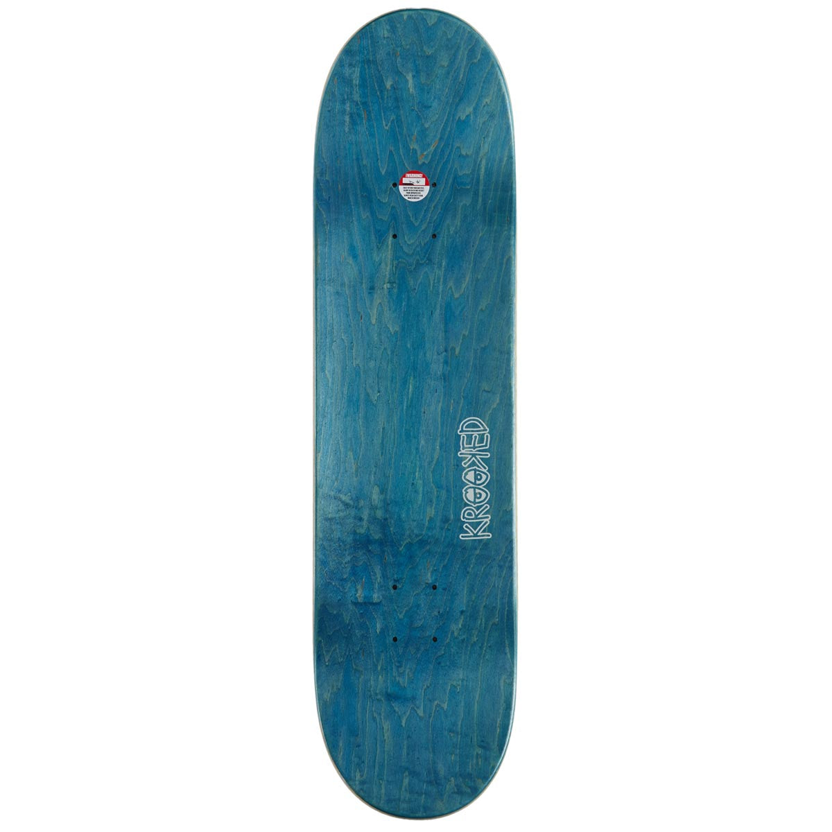 Krooked Worrest Gold Burd Slick Skateboard Deck - Green - 8.30