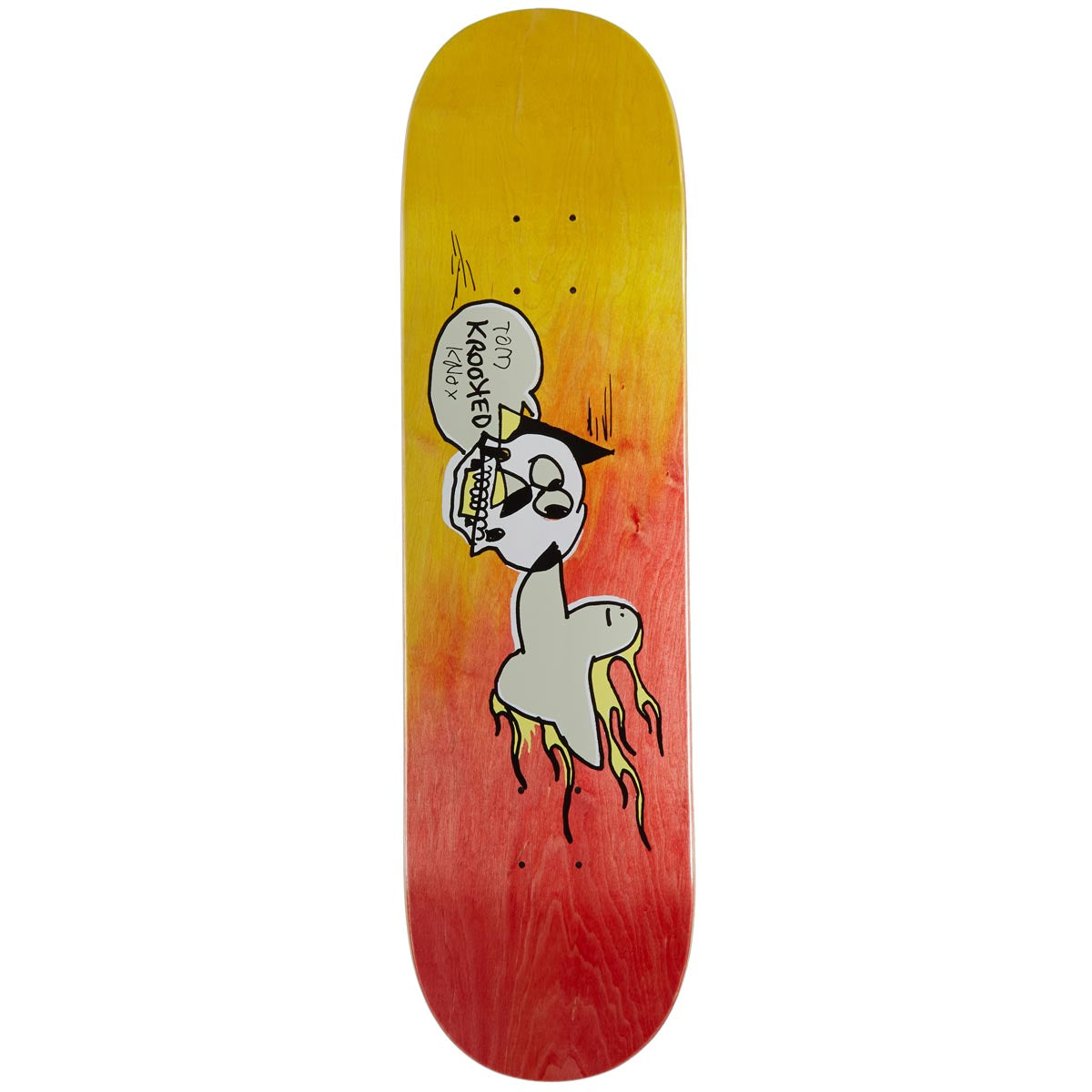 Krooked Knox Burn Bird Skateboard Deck - 8.25