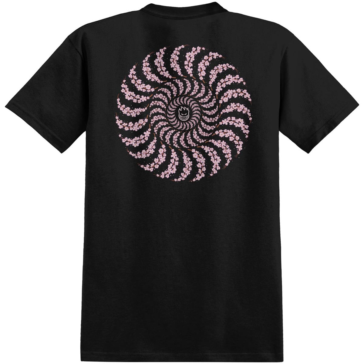 Spitfire Cherry Blossom Classic T-Shirt - Black image 1