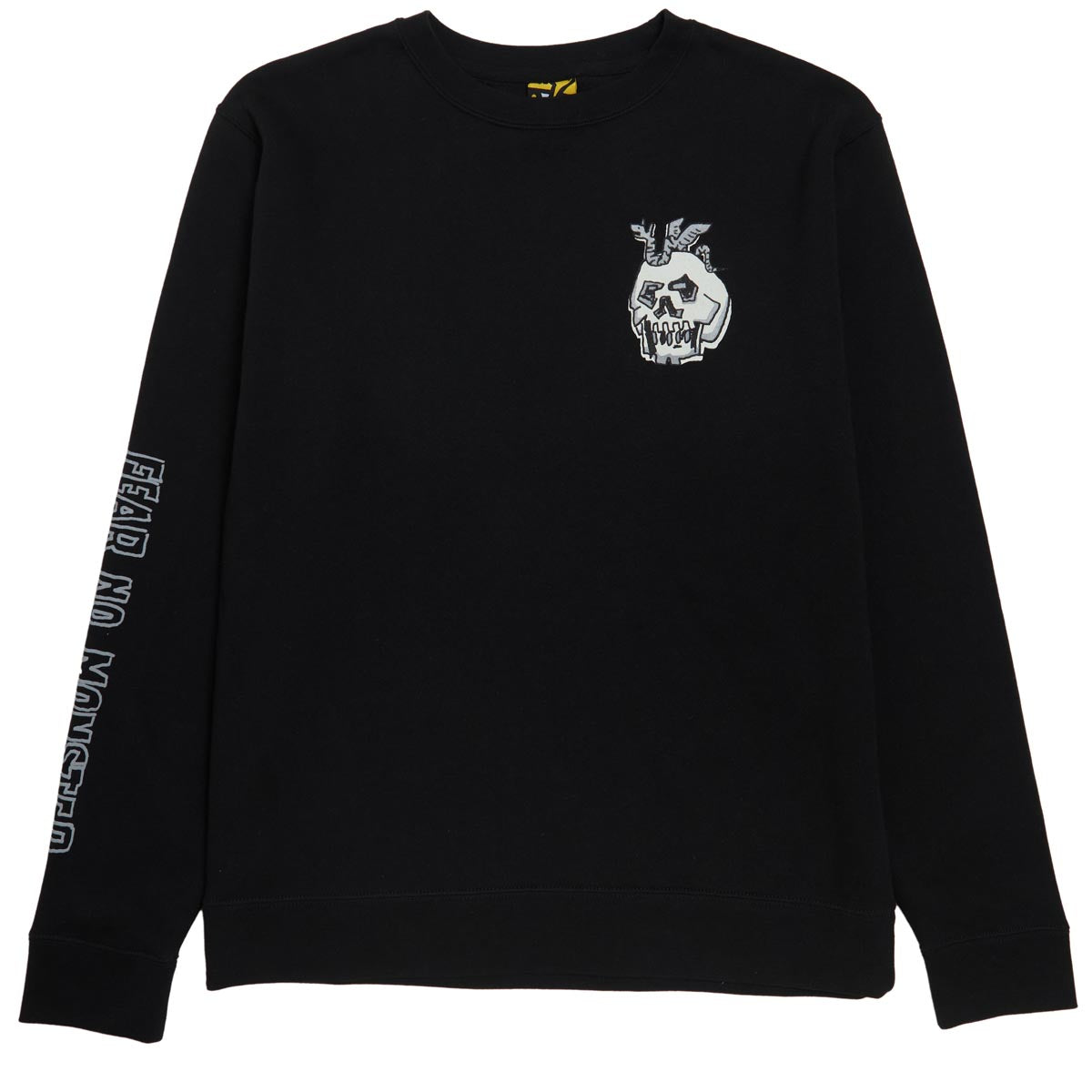 Krooked No Monster Sweatshirt - Black image 1