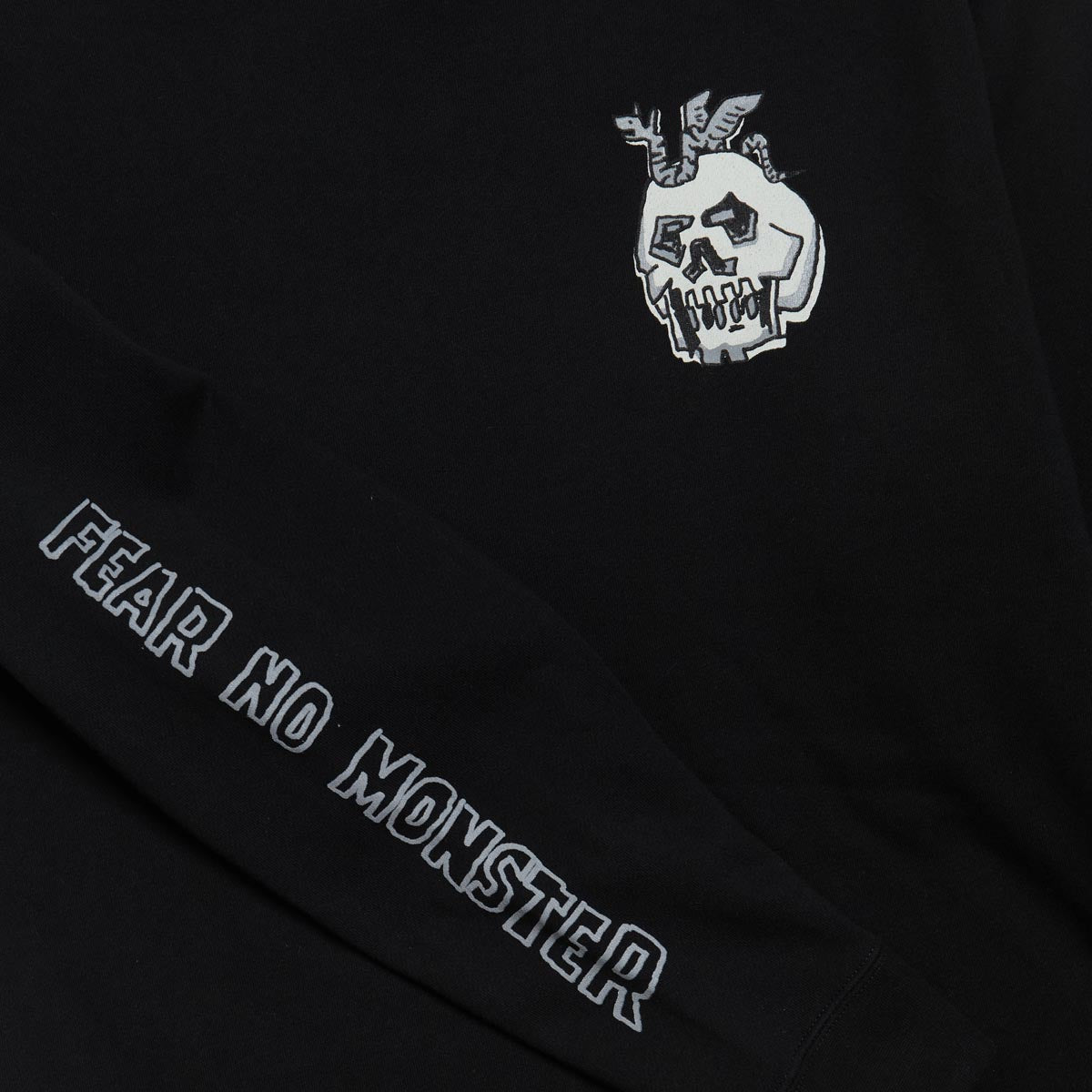 Krooked No Monster Sweatshirt - Black image 3