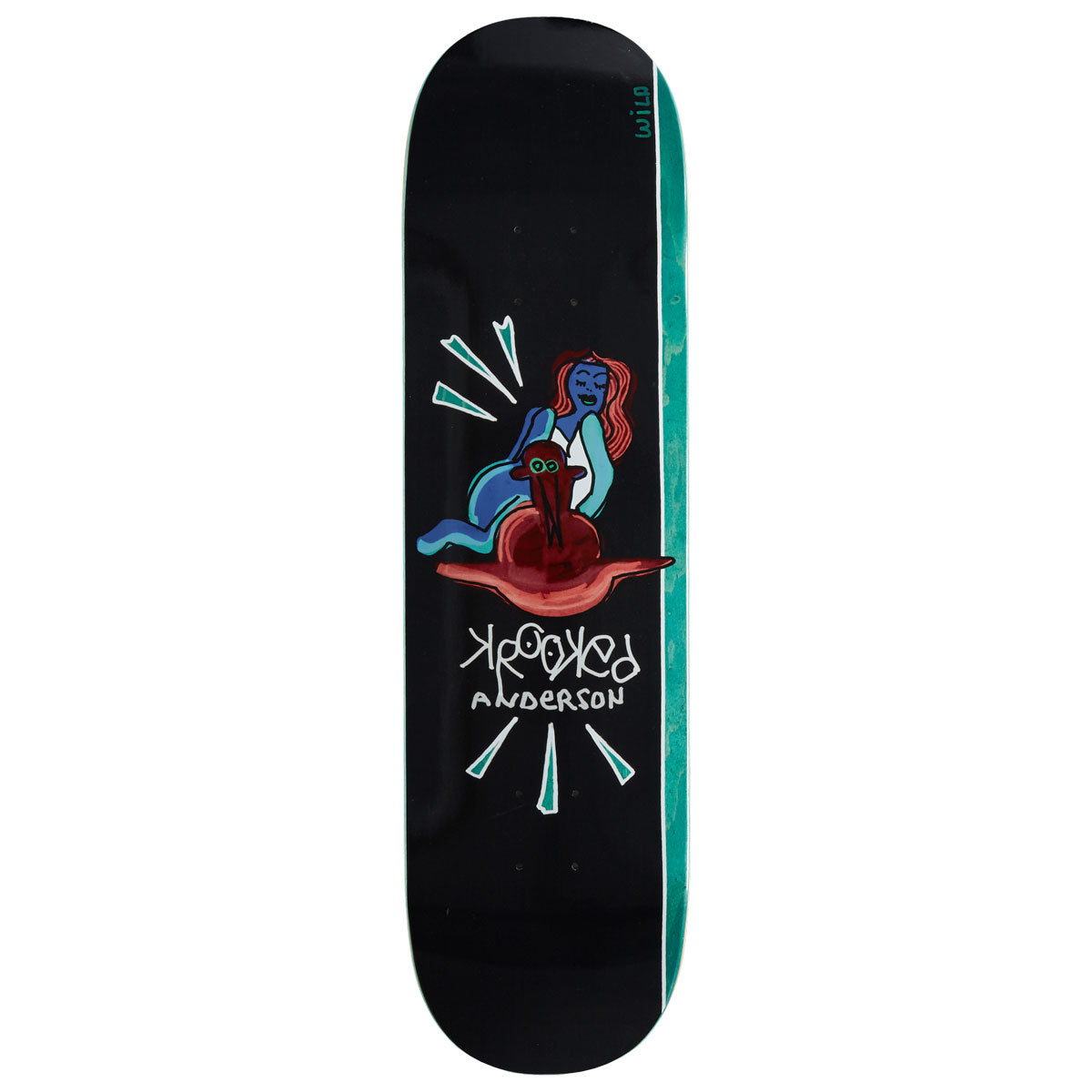 Krooked Manderson Sea Bird Skateboard Deck - 8.38