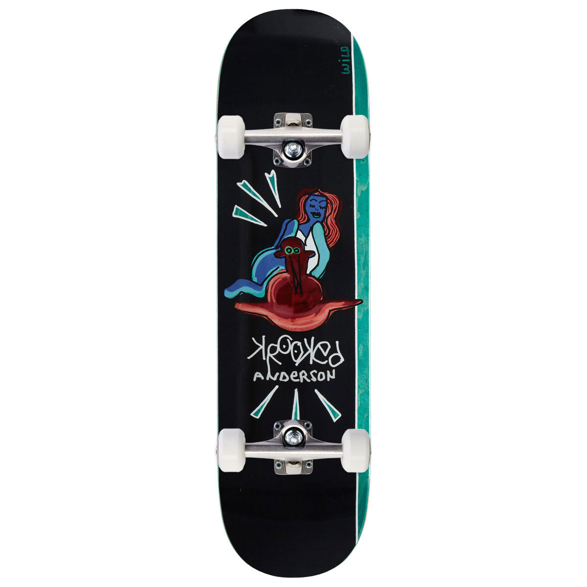 Krooked Manderson Sea Bird Skateboard Complete - 8.38