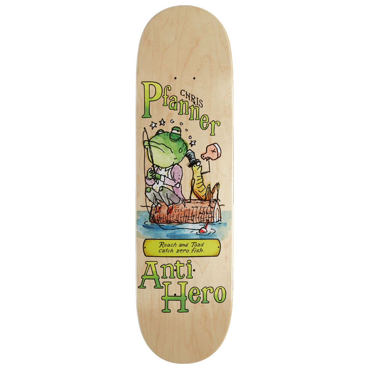 Anti-Hero Pfanner Roach And Toad Skateboard Deck - 8.50