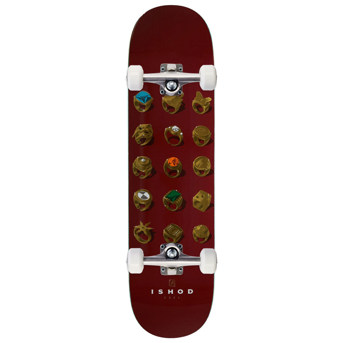 Real Ishod Jeweler Twin Tail Skateboard Complete - 8.00