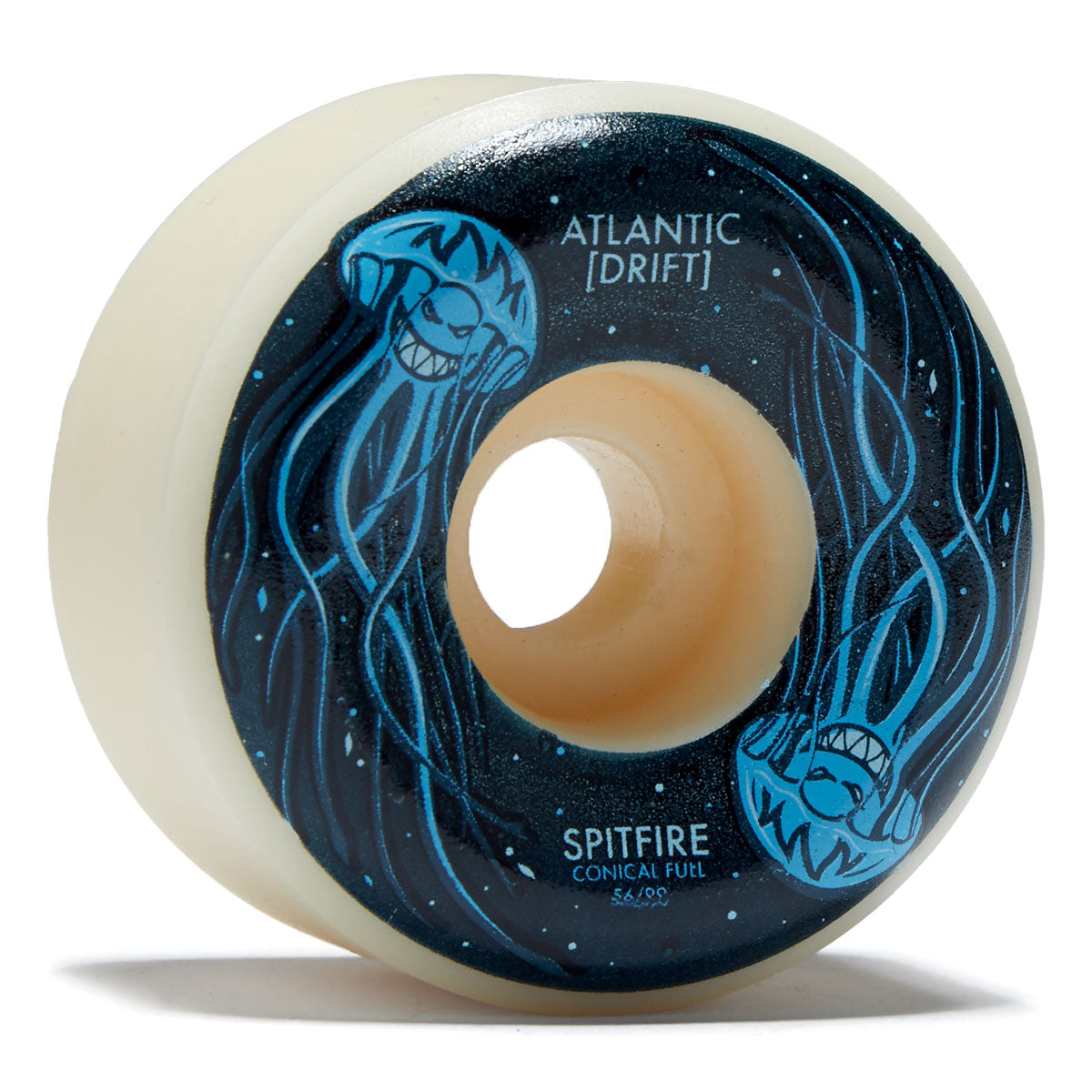 Spitfire x Atlantic Drift F4 99d Conical Full Skateboard Wheels - 56mm image 1