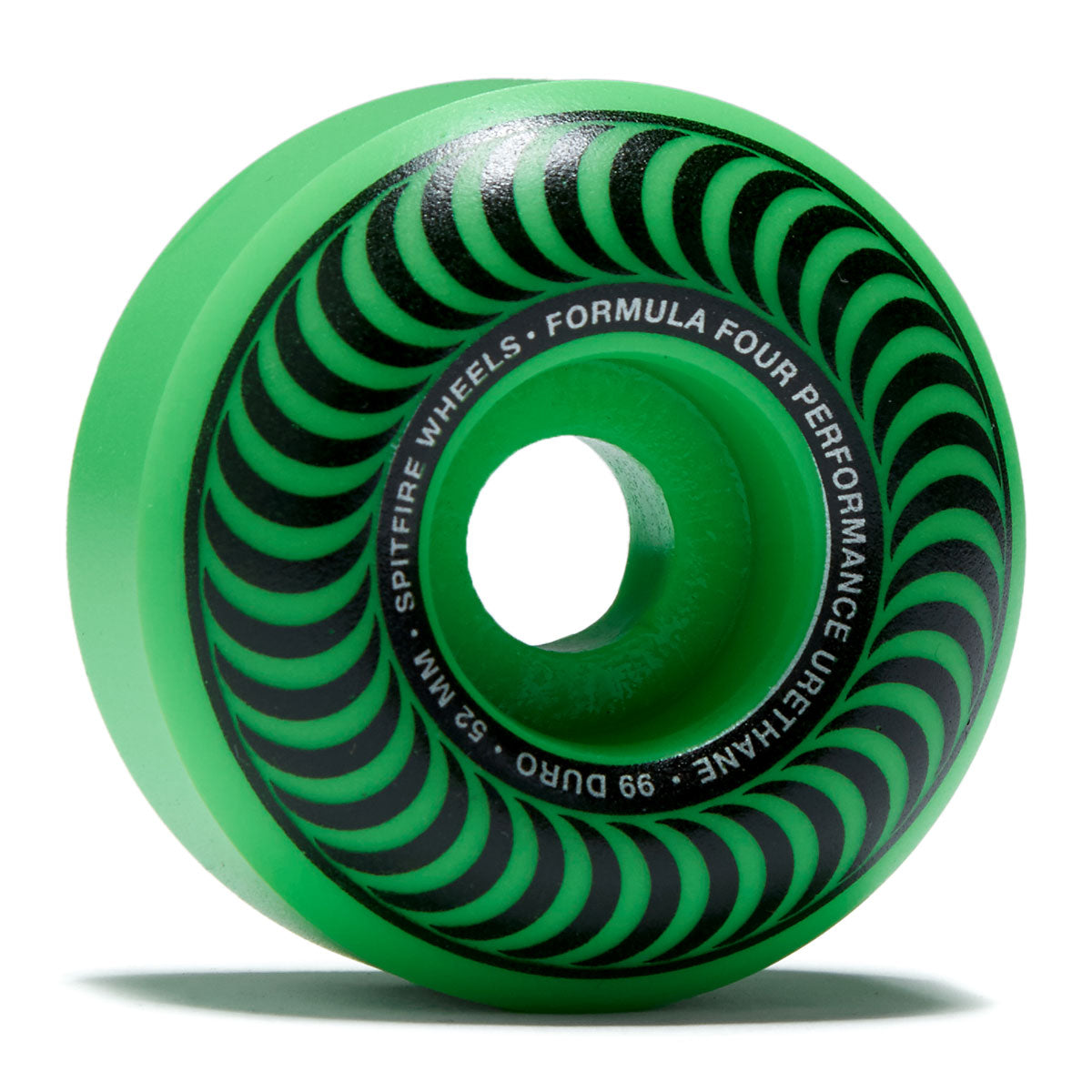 Spitfire F4 99d Classics Skateboard Wheels - Neon Green - 52mm image 1