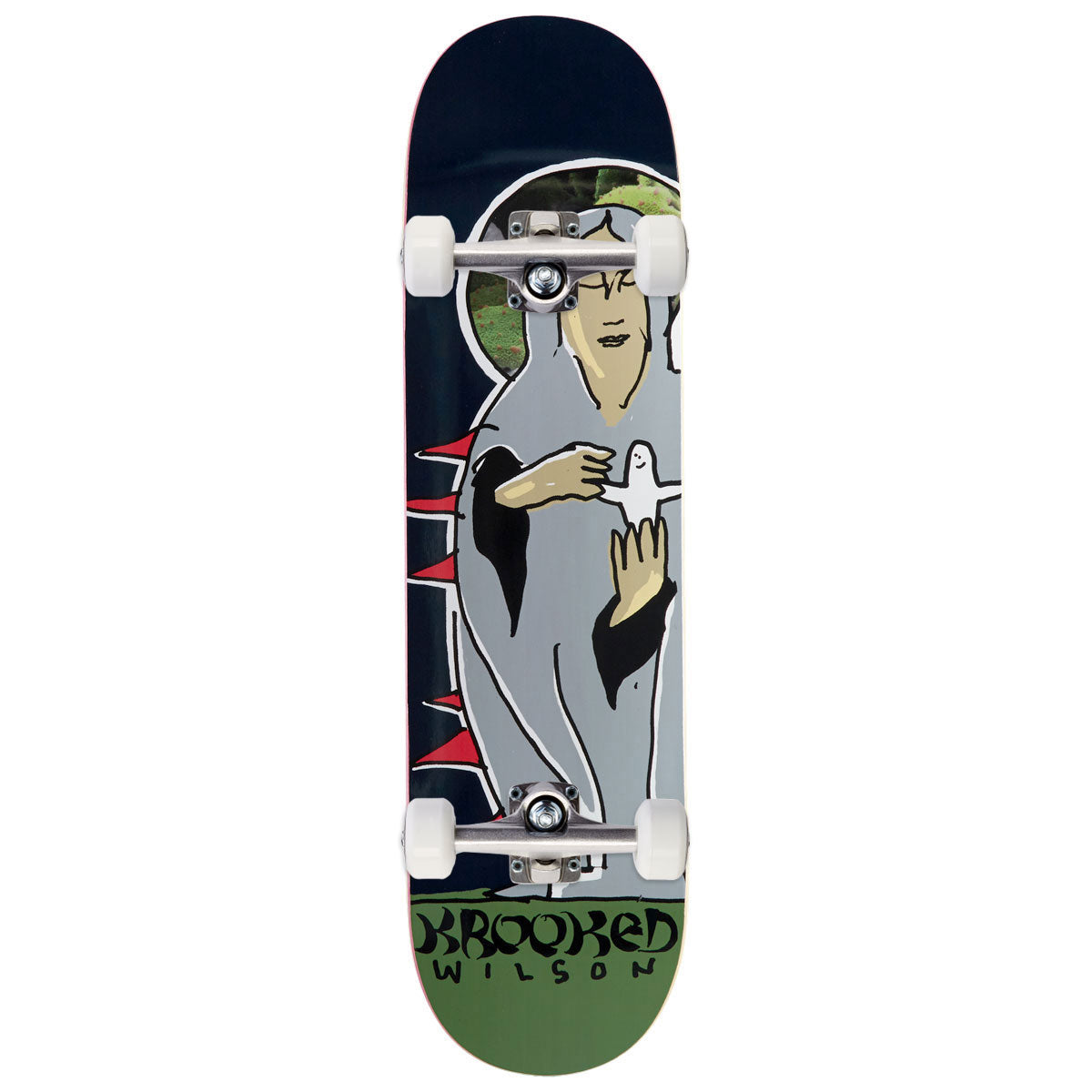 Krooked Wilson Bird Keeper Skateboard Complete - 8.25