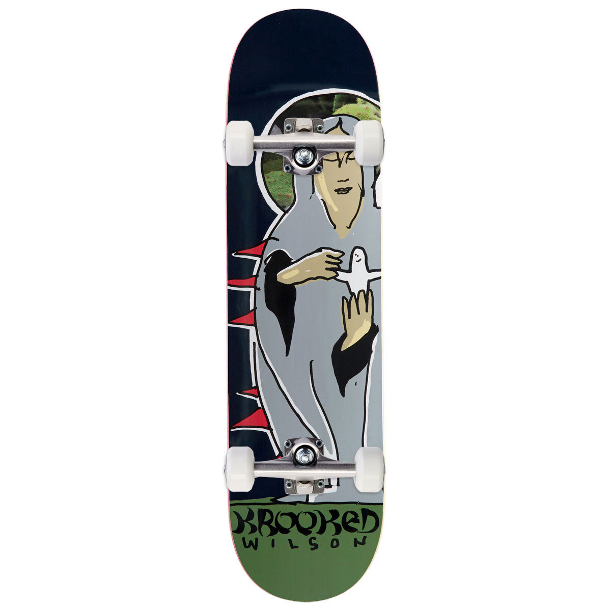 Krooked Wilson Bird Keeper Skateboard Complete - 8.62
