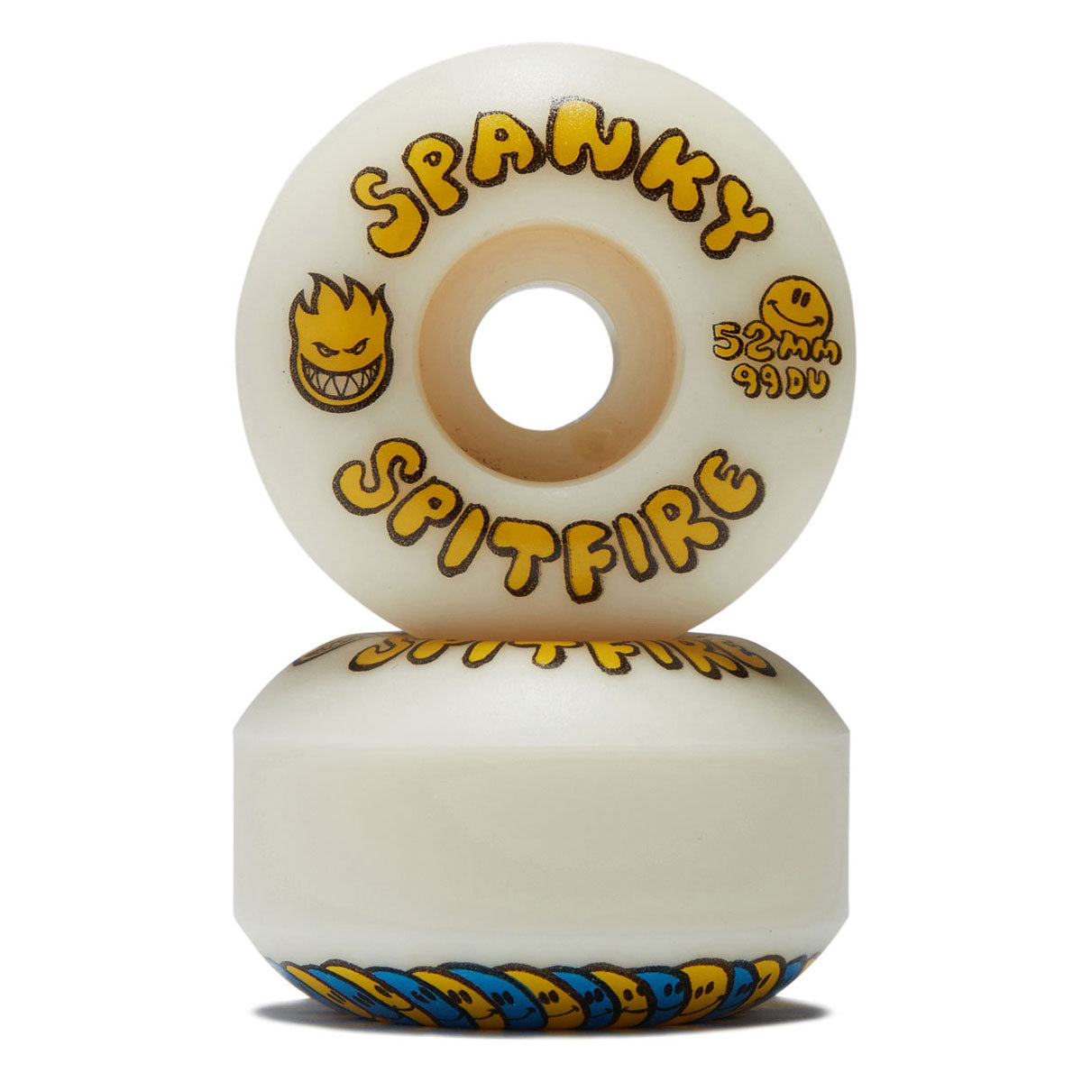 Spitfire F4 99d Classic Spanky Happy Skateboard Wheels - Natural - 52mm image 2