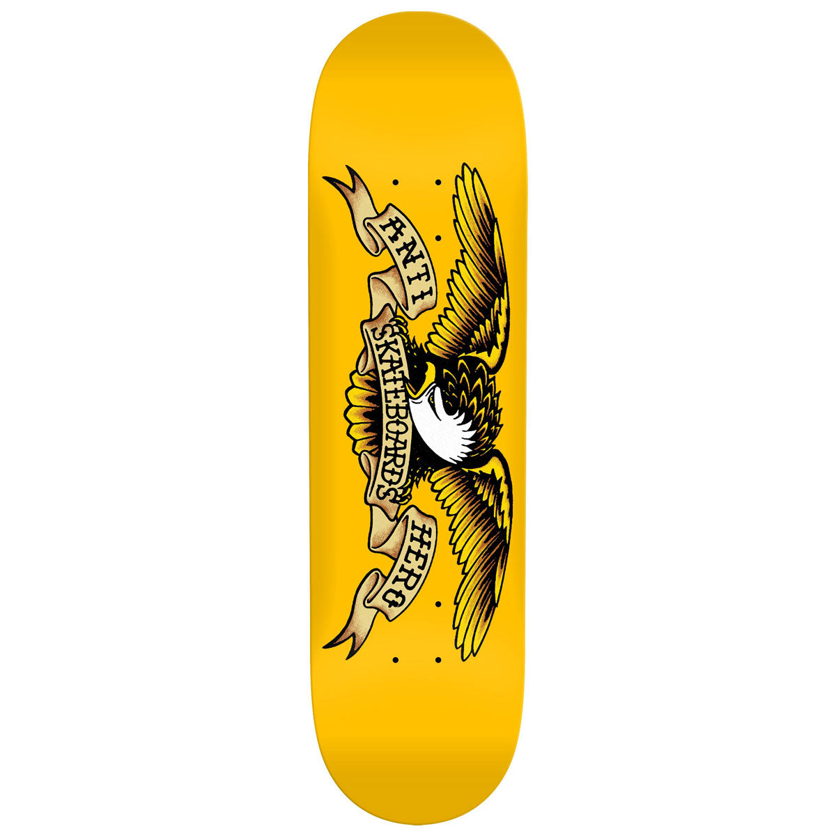 Anti-Hero DBX Eagle Skateboard Deck - Yellow - 8.25