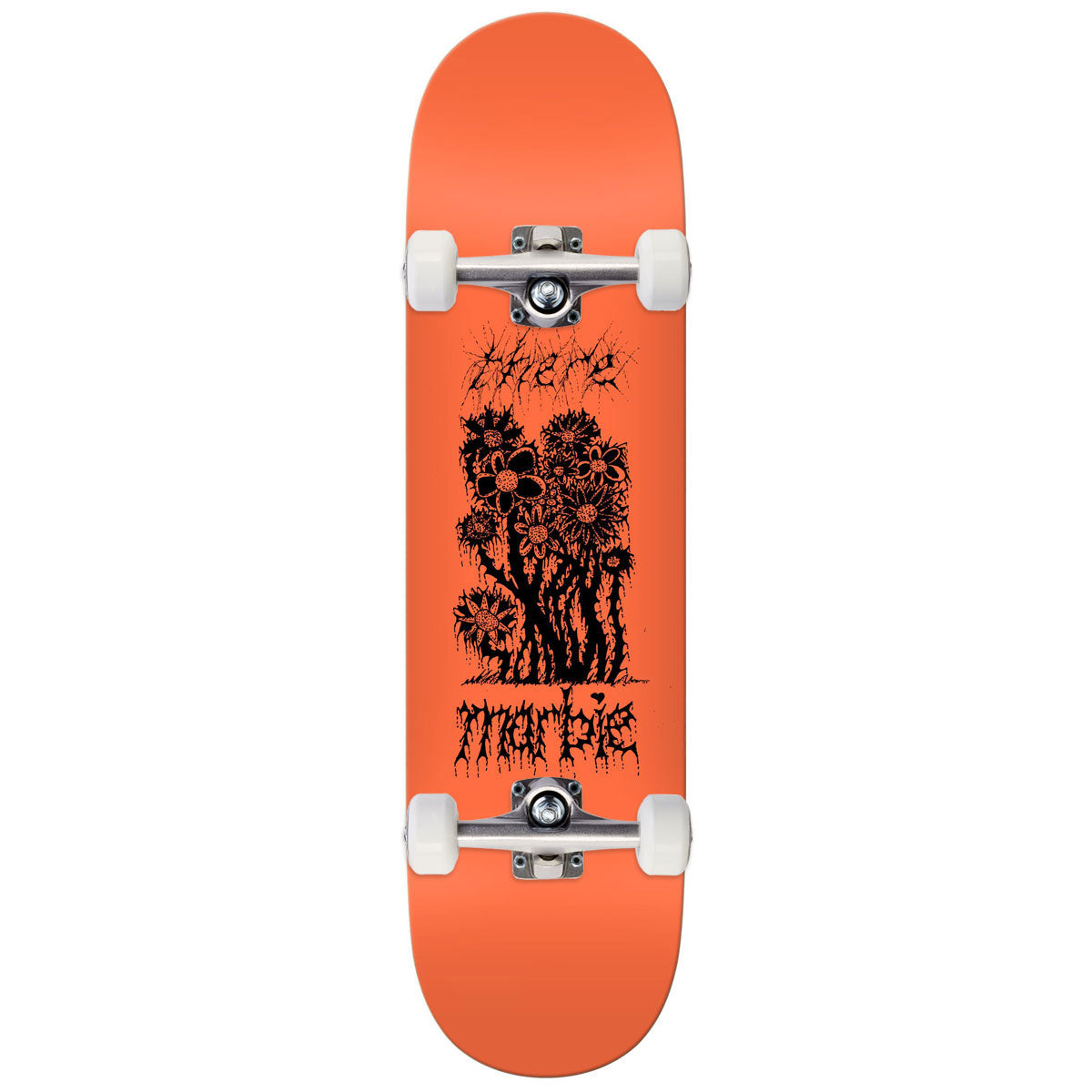 There Marbie I Picked You Some Flowers Skateboard Complete - Orange - 8.50