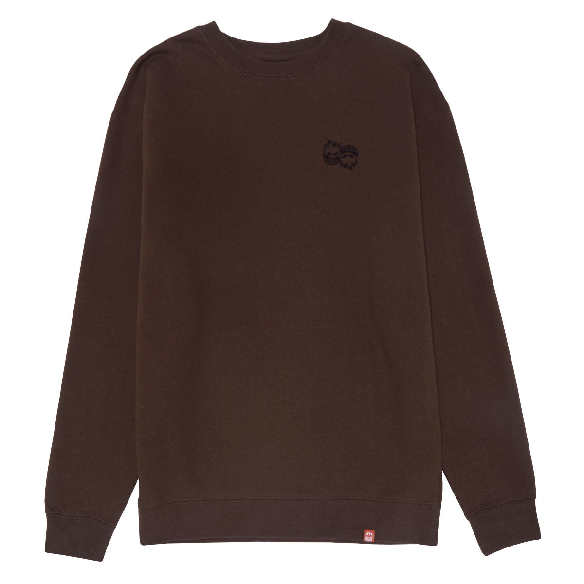 Spitfire Lil Eternal Emb Sweatshirt - Brown/Black image 1