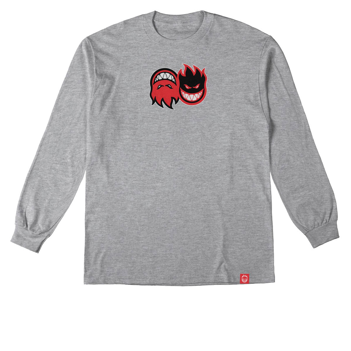Spitfire Eternal Fill Long Sleeve T-Shirt - Sport Grey/Red/Black/White image 1