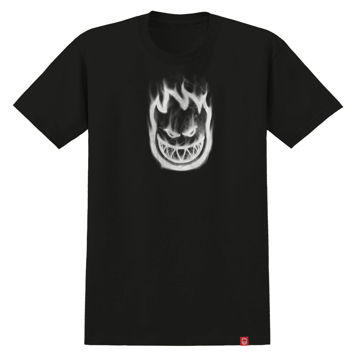 Spitfire Bighead Smoke T-Shirt - Black/White image 1