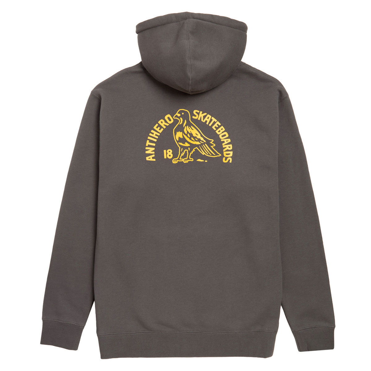 Anti-Hero Clubhouse Hoodie - Charcoal/Yellow image 2
