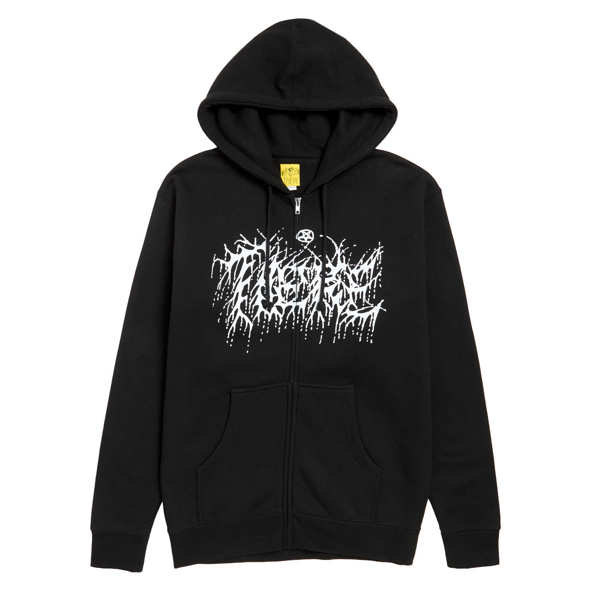 There Loud Zip Up Hoodie - Black/White image 1