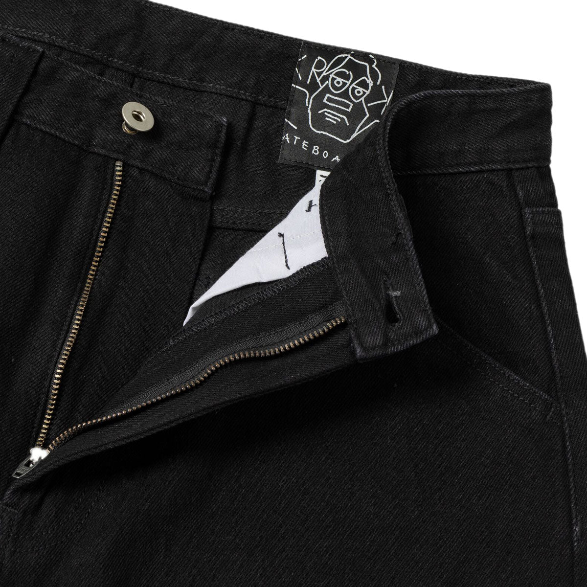 Krooked Koffin Carpenter Jeans - Black Denim image 4