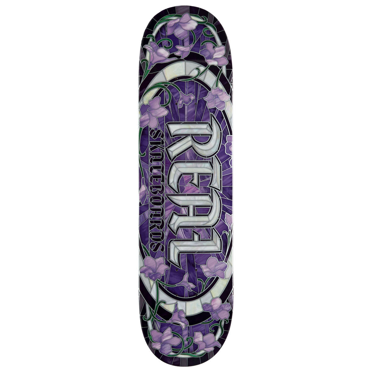 Real Cathedral Oval Purple True Fit Skateboard Deck - 8.06