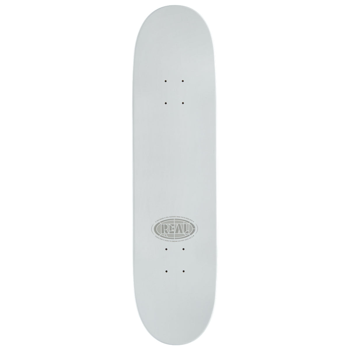 Real Cathedral Oval Purple True Fit Skateboard Deck - 8.06