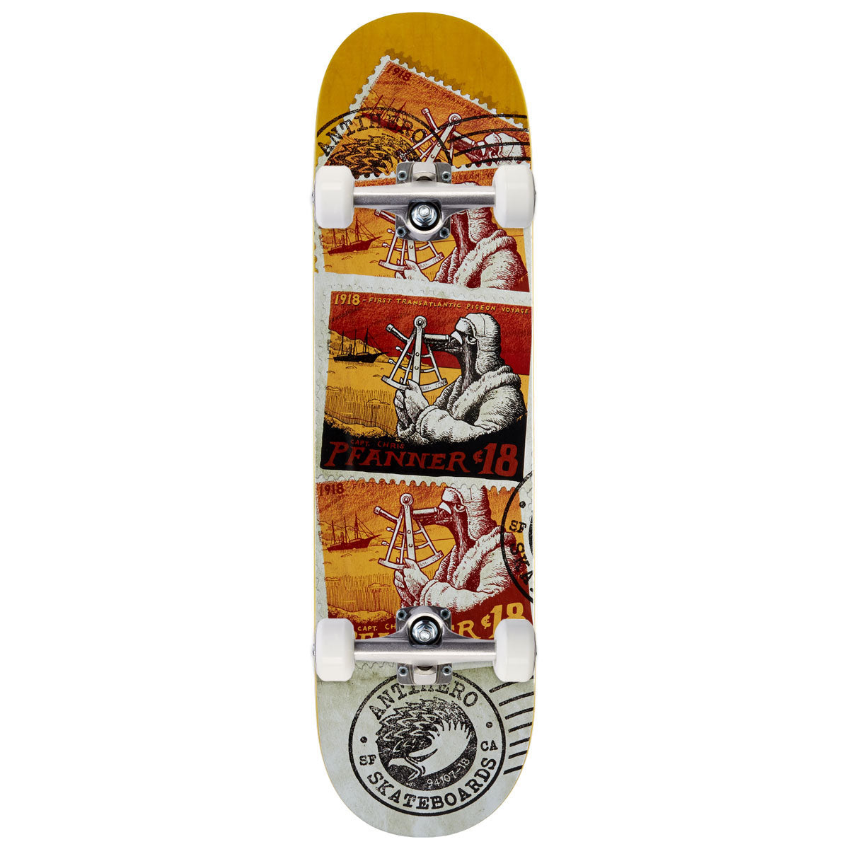 Anti-Hero Pfanner Postal Skateboard Complete - 8.25