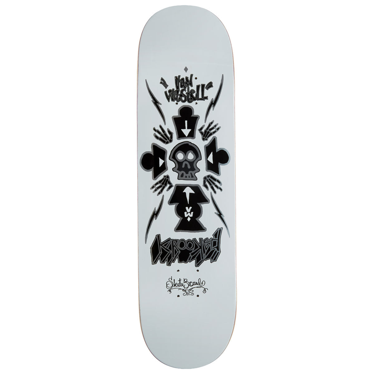 Krooked Wastell Redux True Fit Skateboard Deck - 8.25