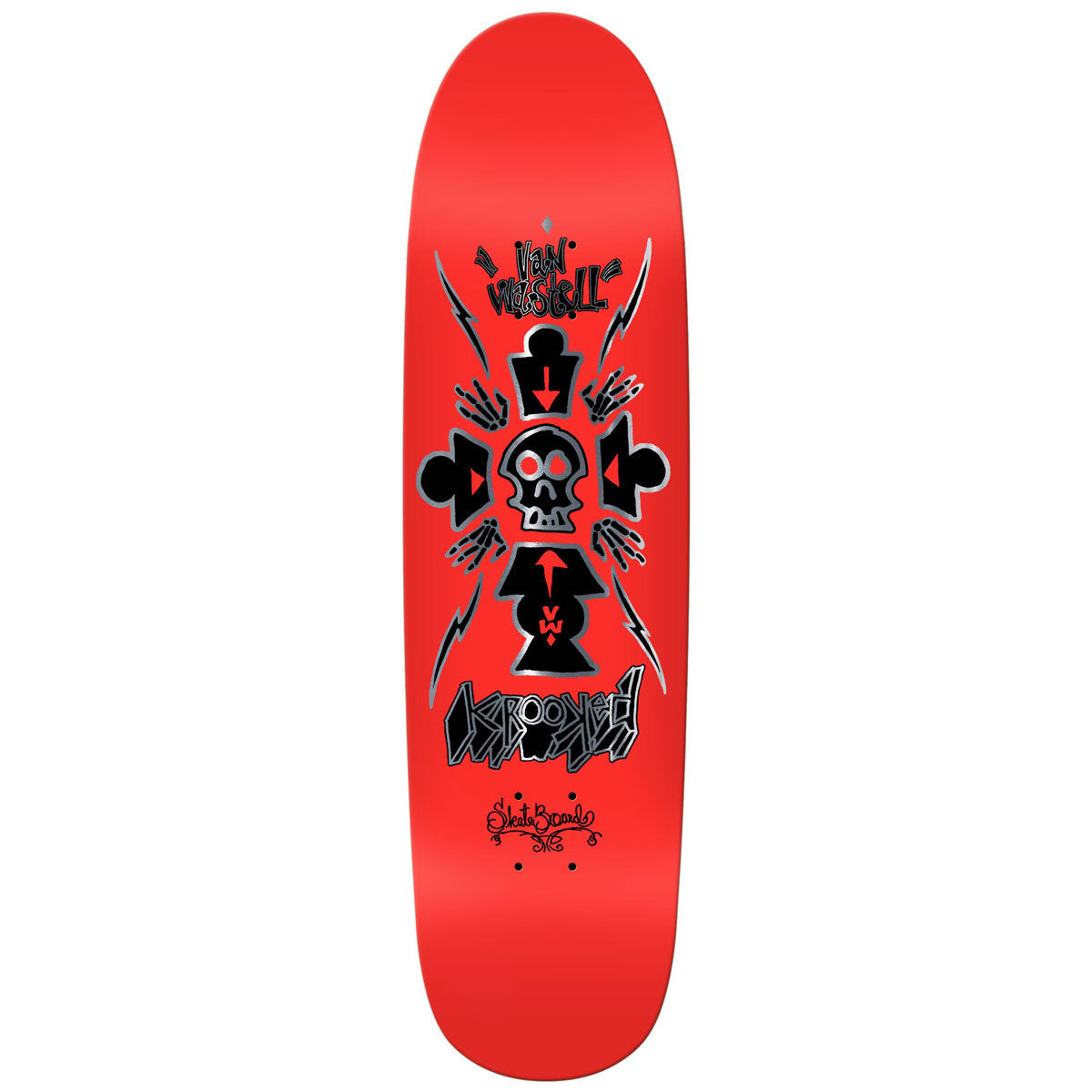Krooked Wastell Redux Skateboard Deck - 8.60