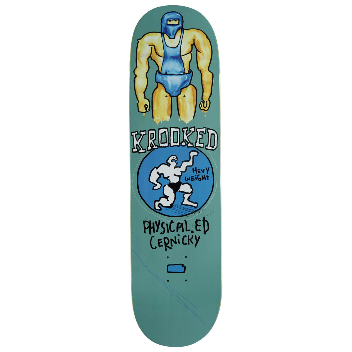 Krooked Cernicky Physical Ed Skateboard Deck - 8.25