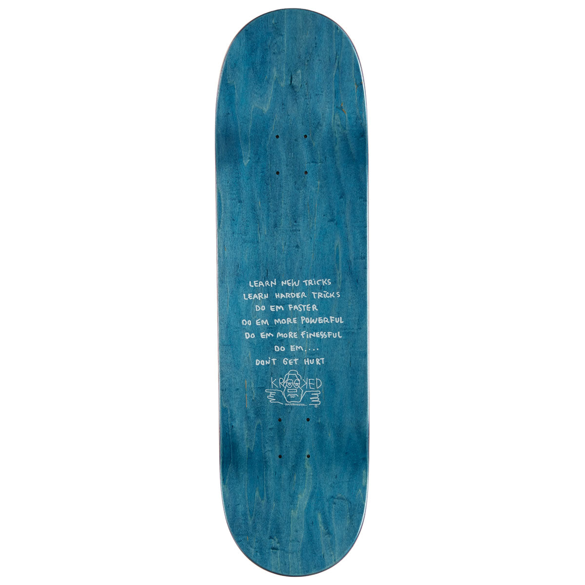 Krooked Skull Sword Skateboard Deck - 8.75