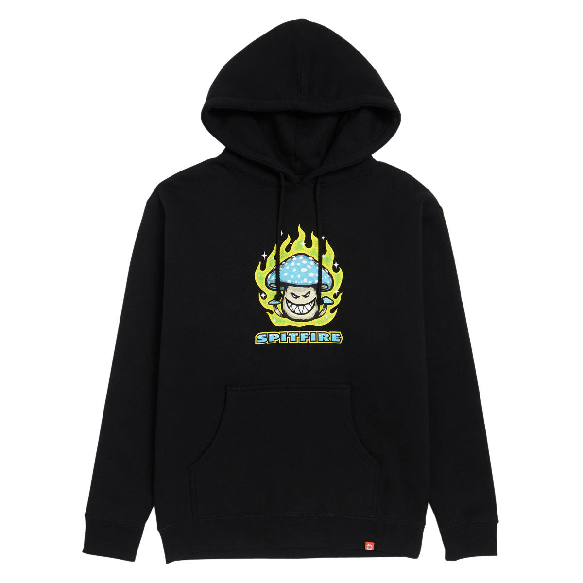 Spitfire Mushroom Bighead Hoodie - Black/Multi Color image 1