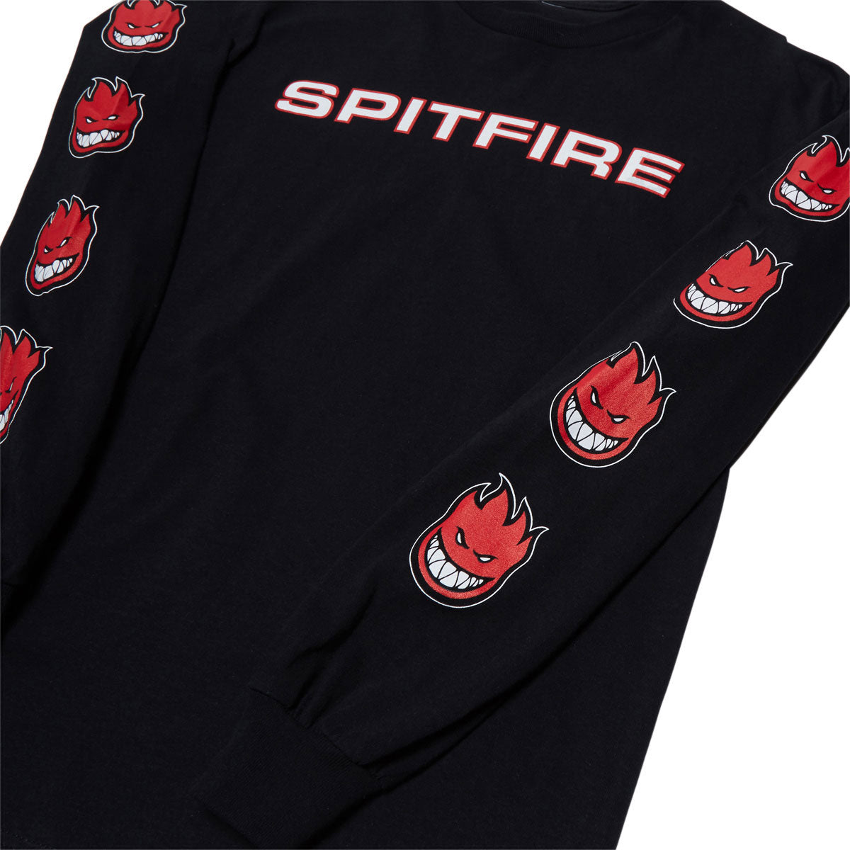 Spitfire Classic '87 Bighead Fill Long Sleeve T-Shirt - Black/Red/White image 2
