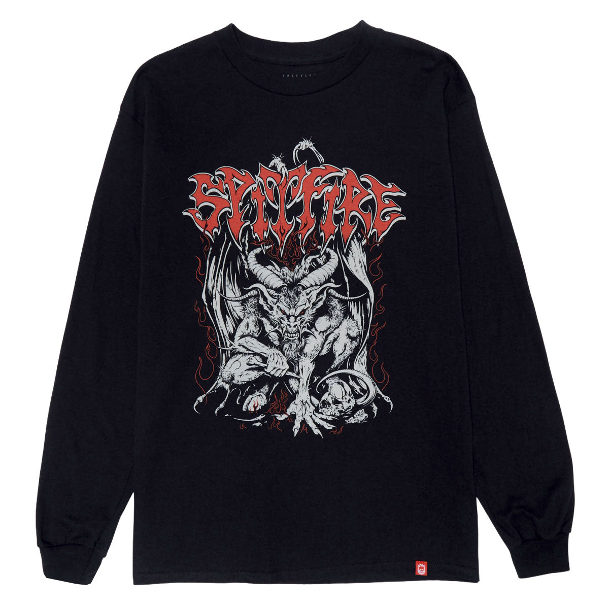 Spitfire Demon Long Sleeve T-Shirt - Black/Multi Color image 1
