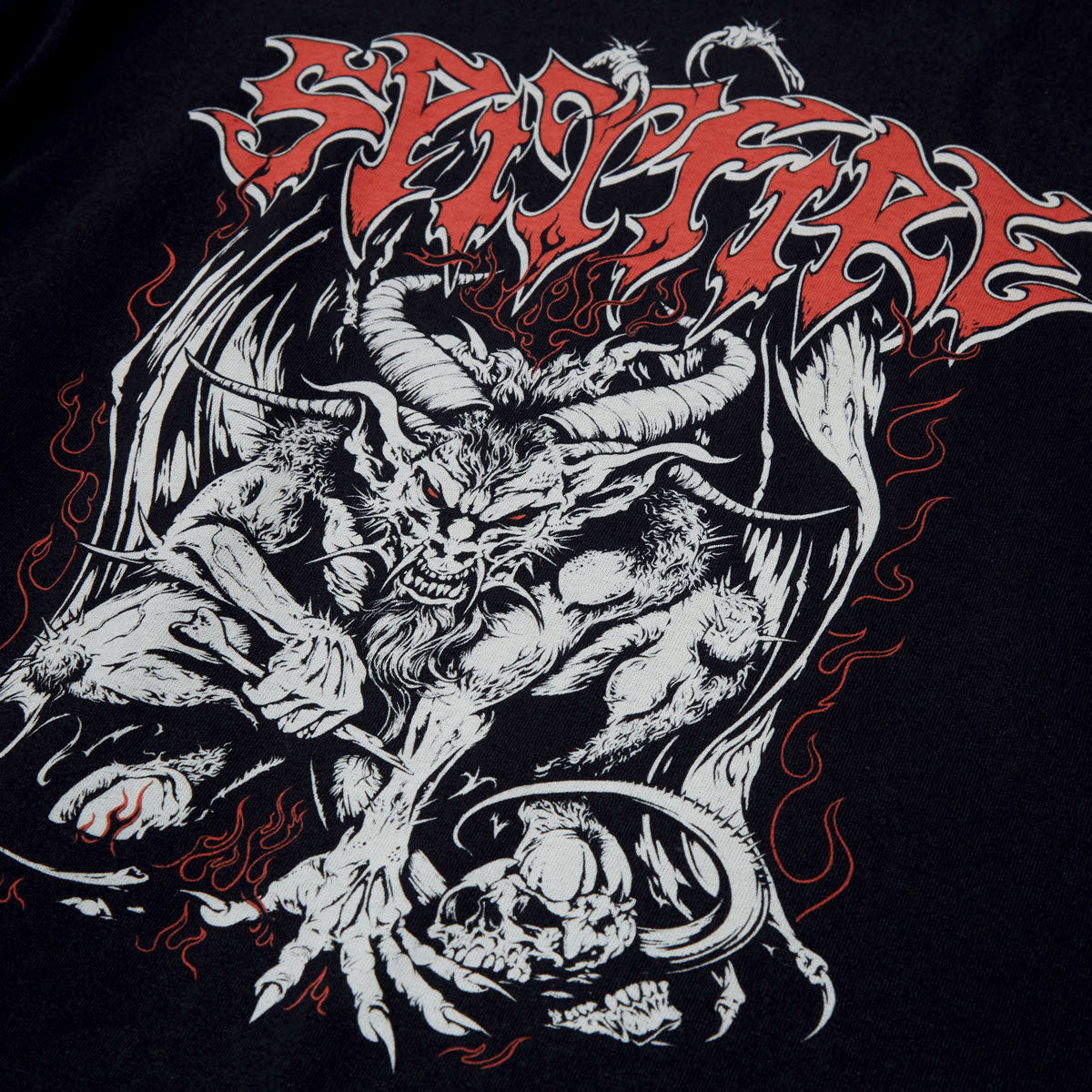 Spitfire Demon Long Sleeve T-Shirt - Black/Multi Color image 2
