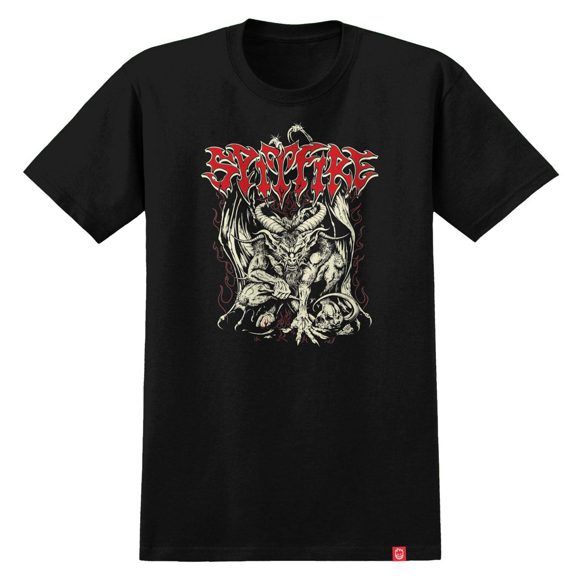 Spitfire Demon T-Shirt - Black/Multi Color image 1