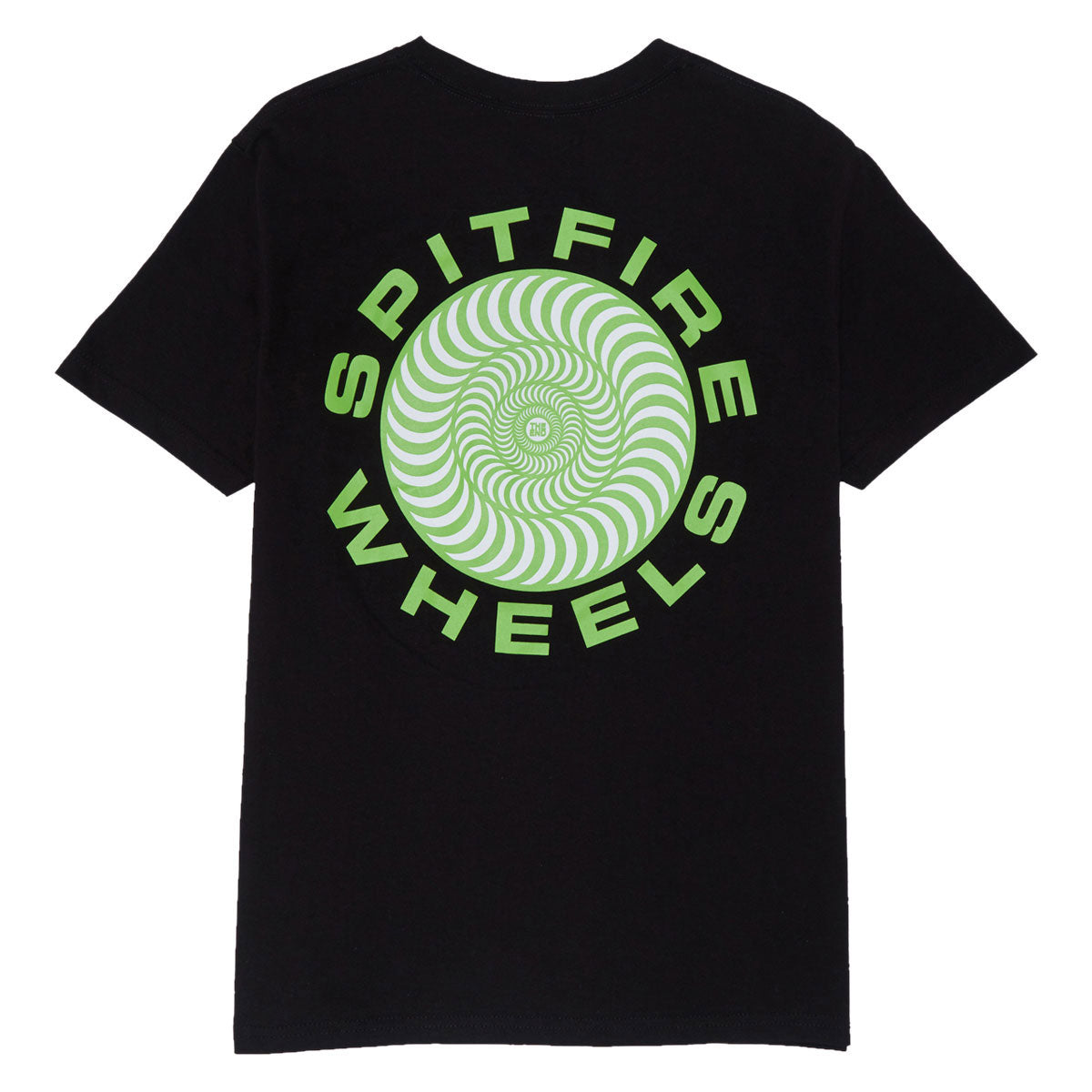 Spitfire Classic '87 Swirl Fill T-Shirt - Black/Green/White image 1