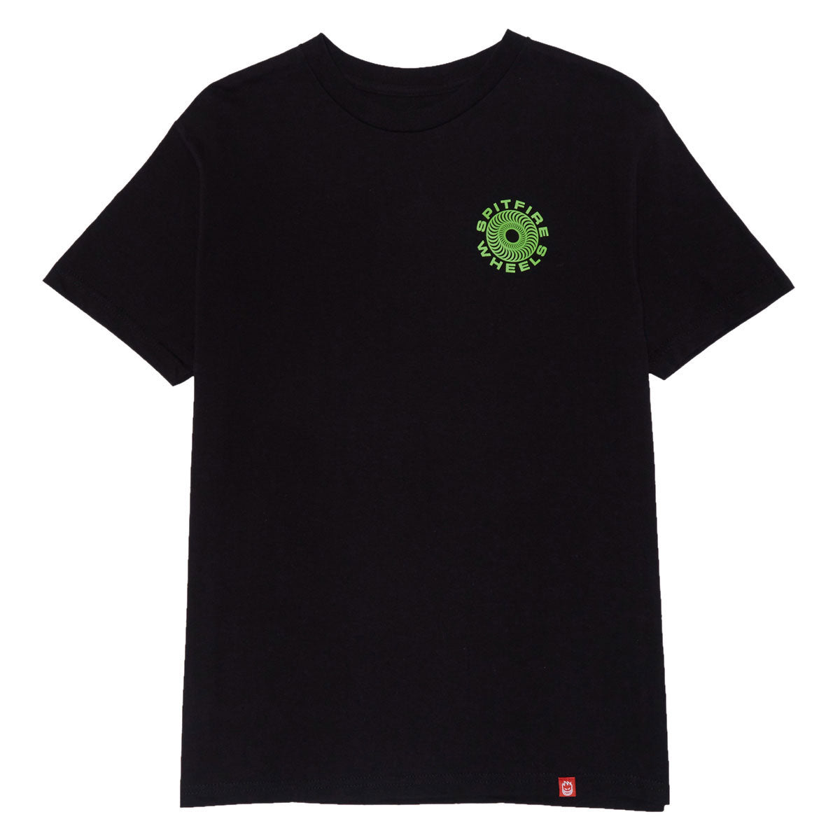 Spitfire Classic '87 Swirl Fill T-Shirt - Black/Green/White image 2