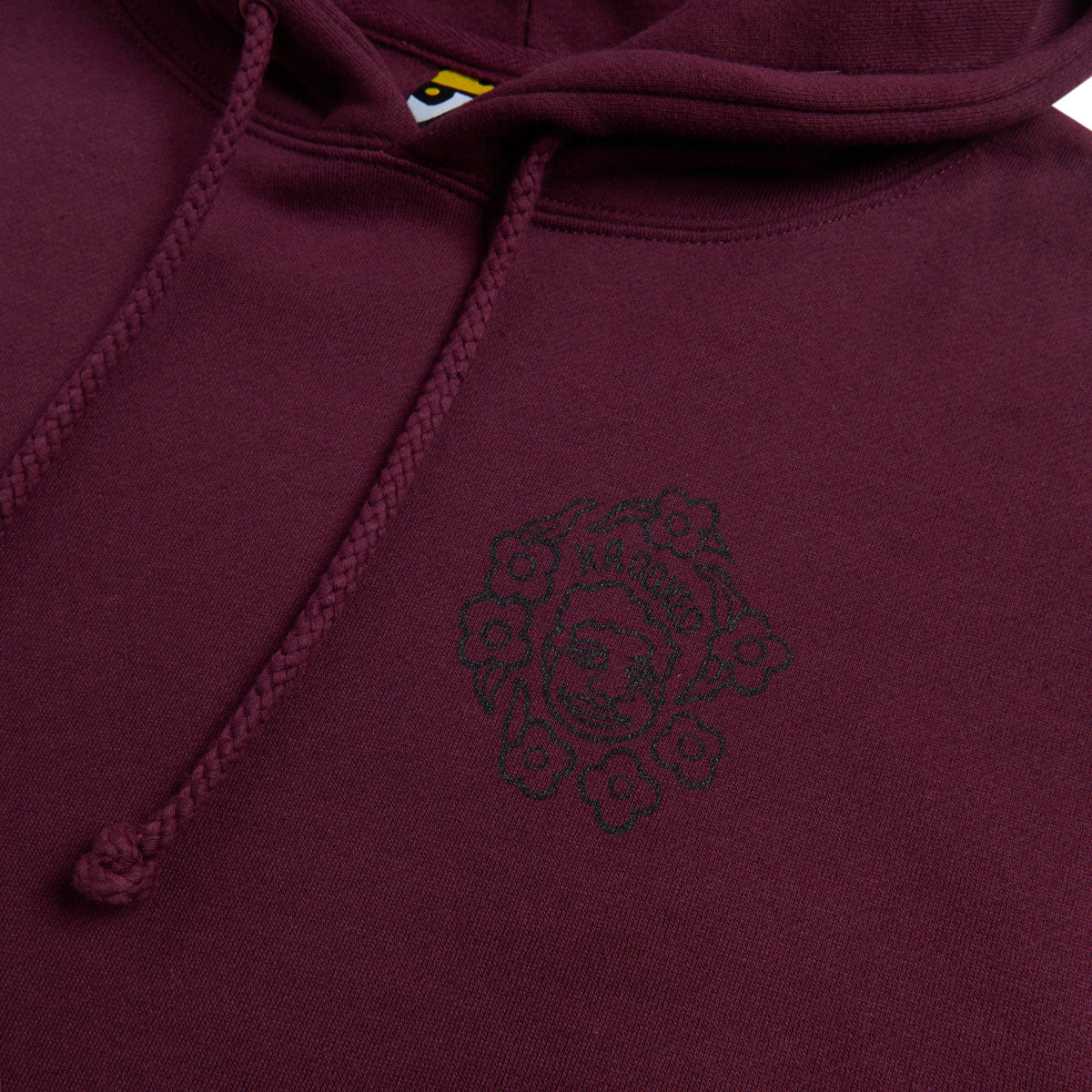 Krooked MG Hoodie - Maroon/Black/Multi Color image 3