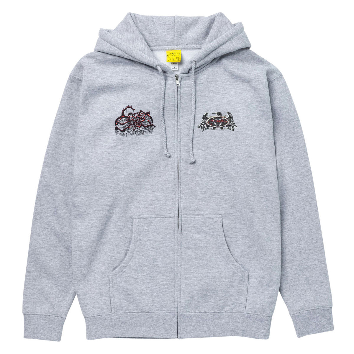 There x Sneakdiss Zip Hoodie - Grey Heather/Multi Color image 1