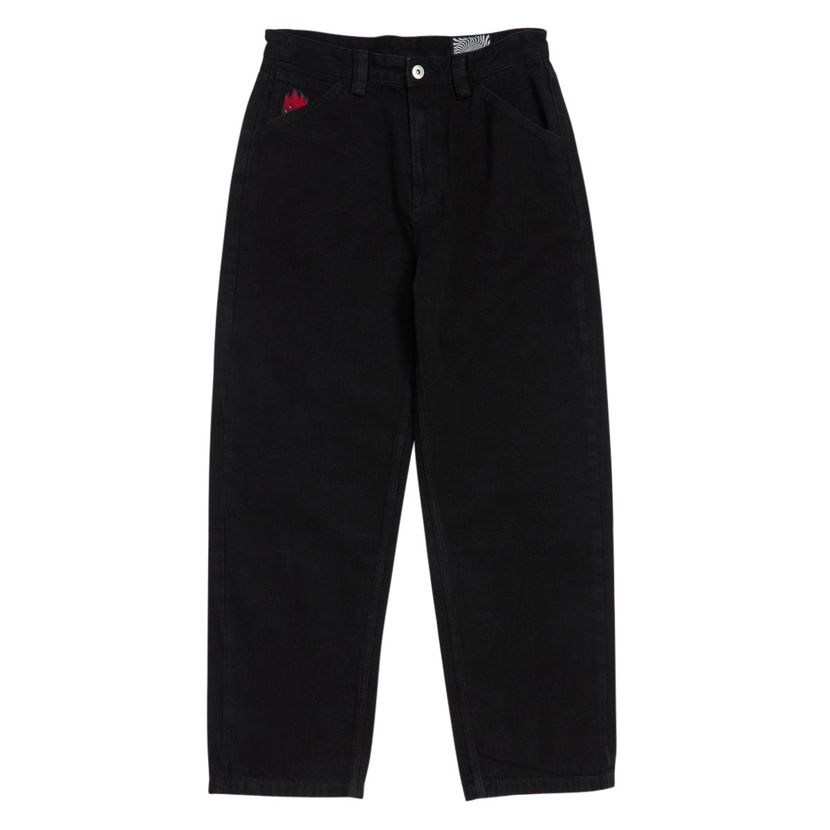Spitfire Bighead Fill Denim Jeans - Black Denim image 1