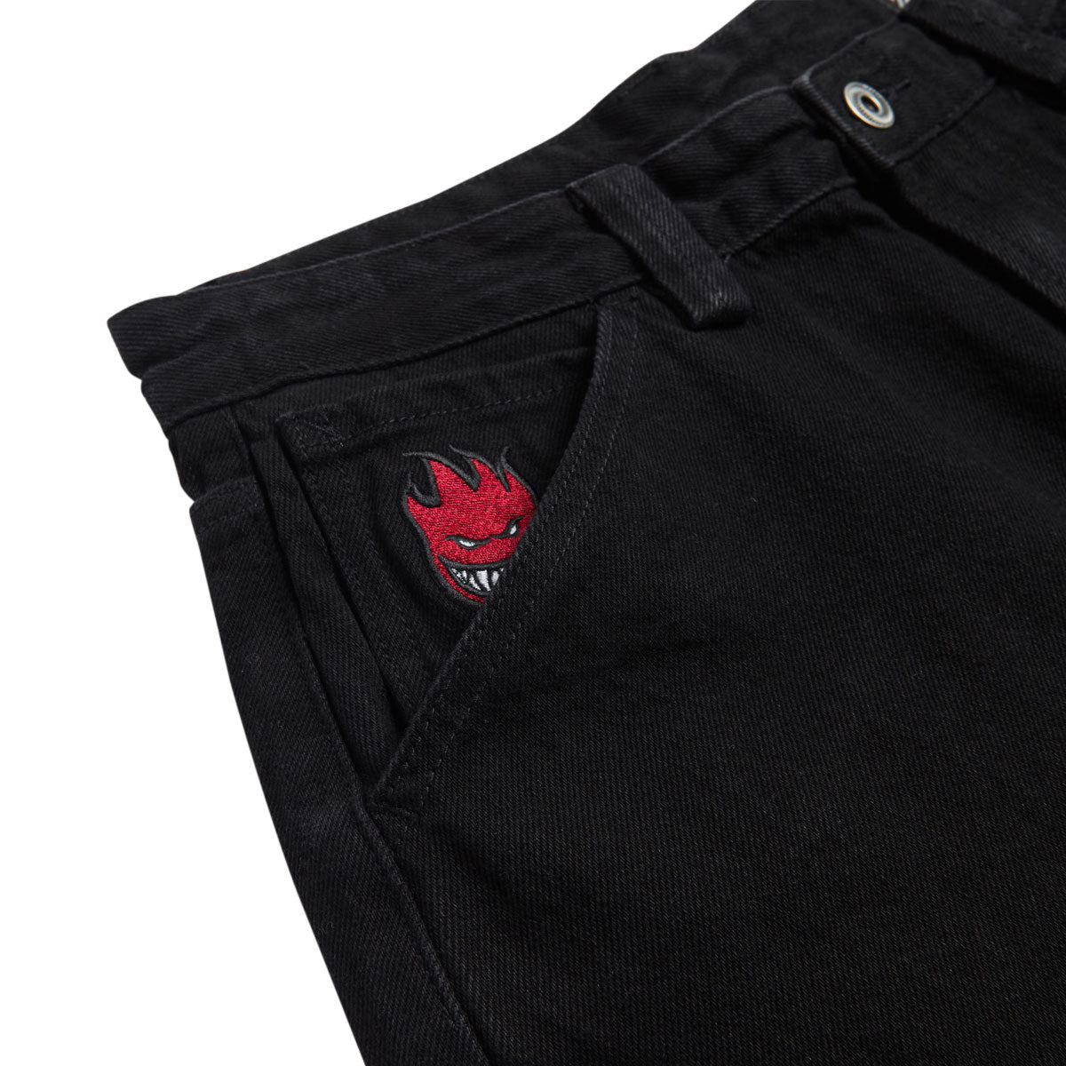 Spitfire Bighead Fill Denim Jeans - Black Denim image 3