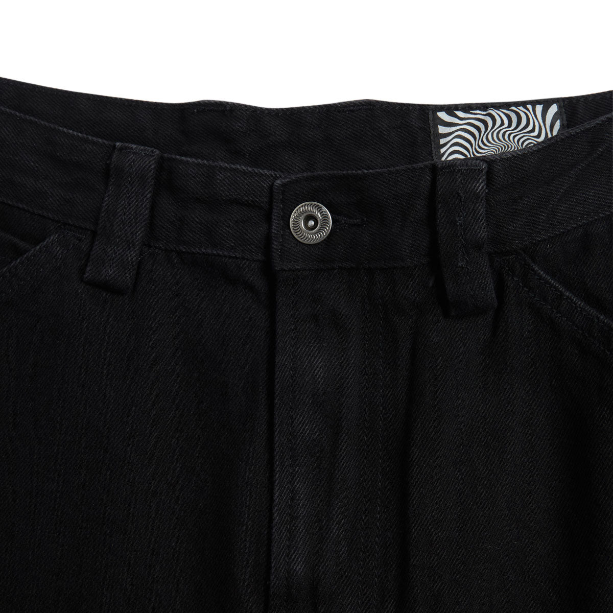 Spitfire Bighead Fill Denim Jeans - Black Denim image 4