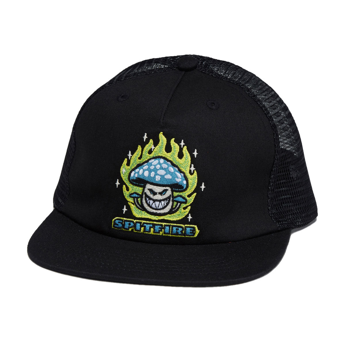 Spitfire Mushroom Bighead Hat - Black/Blue/Green image 1
