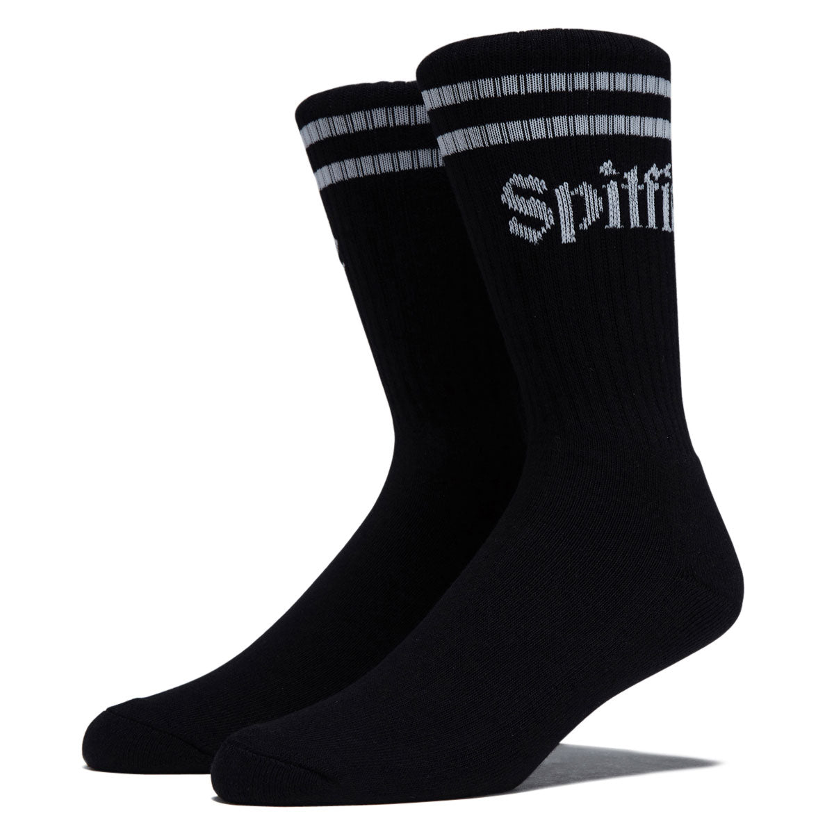 Spitfire Molotov Script Socks - Black/White image 1