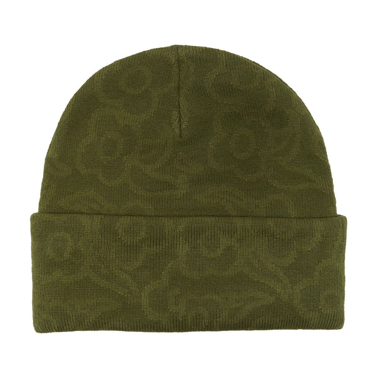 Krooked Flowers Eyes Clip Beanie - Olive image 2