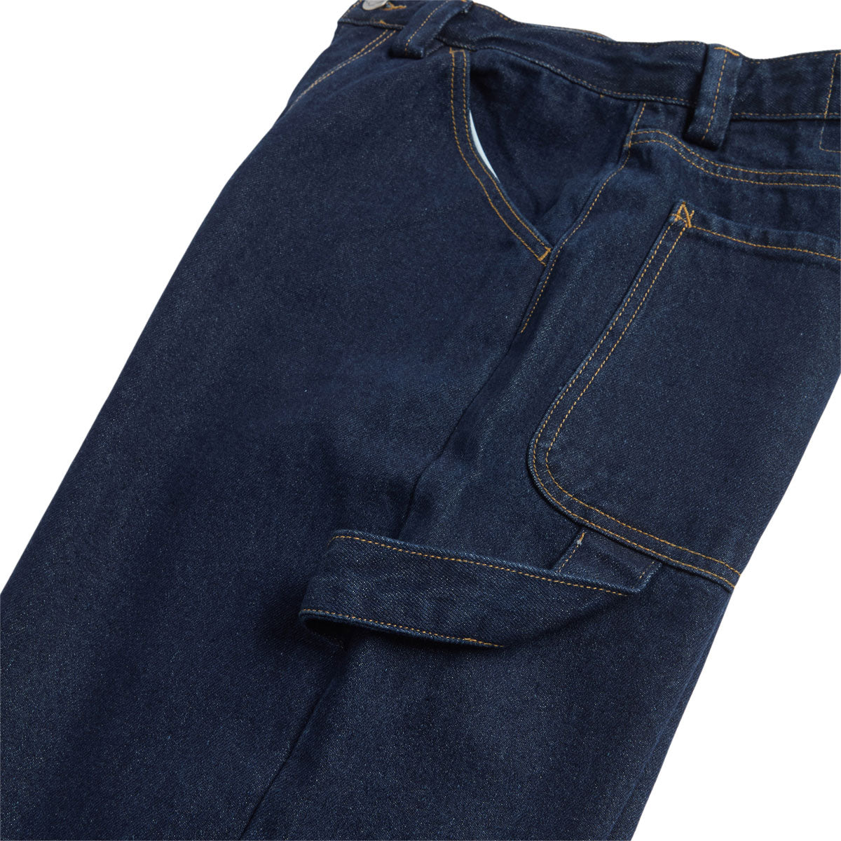 Krooked Koffin Carpenter Jeans - Dark Rinse Denim image 4