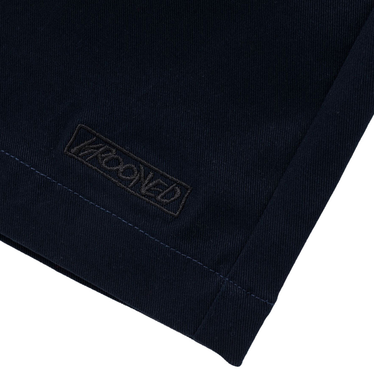 Krooked Eyes Twill Shorts - Navy image 4