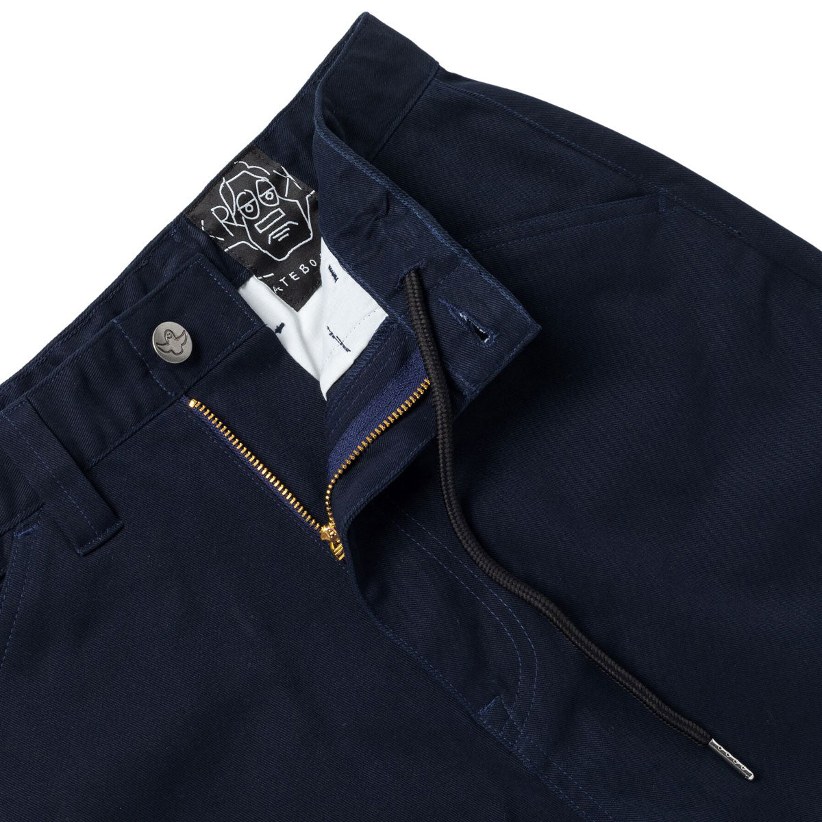 Krooked Eyes Twill Shorts - Navy image 5