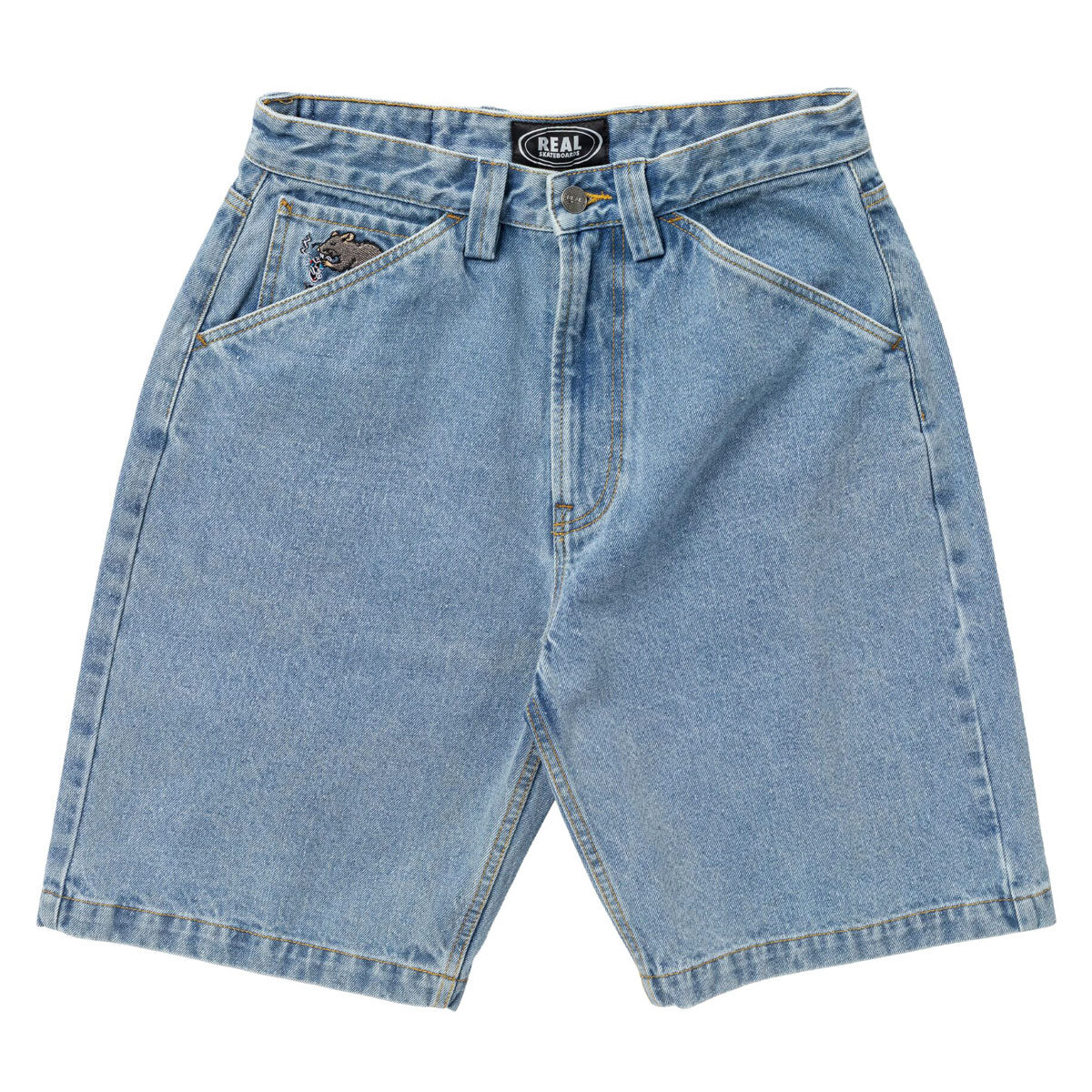 Real Street Cleaner Shorts - Light Bleached Wash image 1