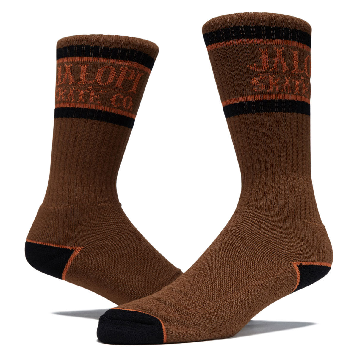 Anti-Hero I'm Lost Too Socks - Brown/Orange/Black image 2