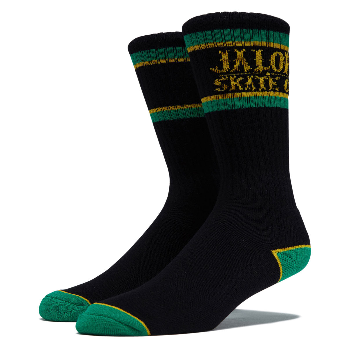 Anti-Hero I'm Lost Too Socks - Black/Green/Yellow image 1
